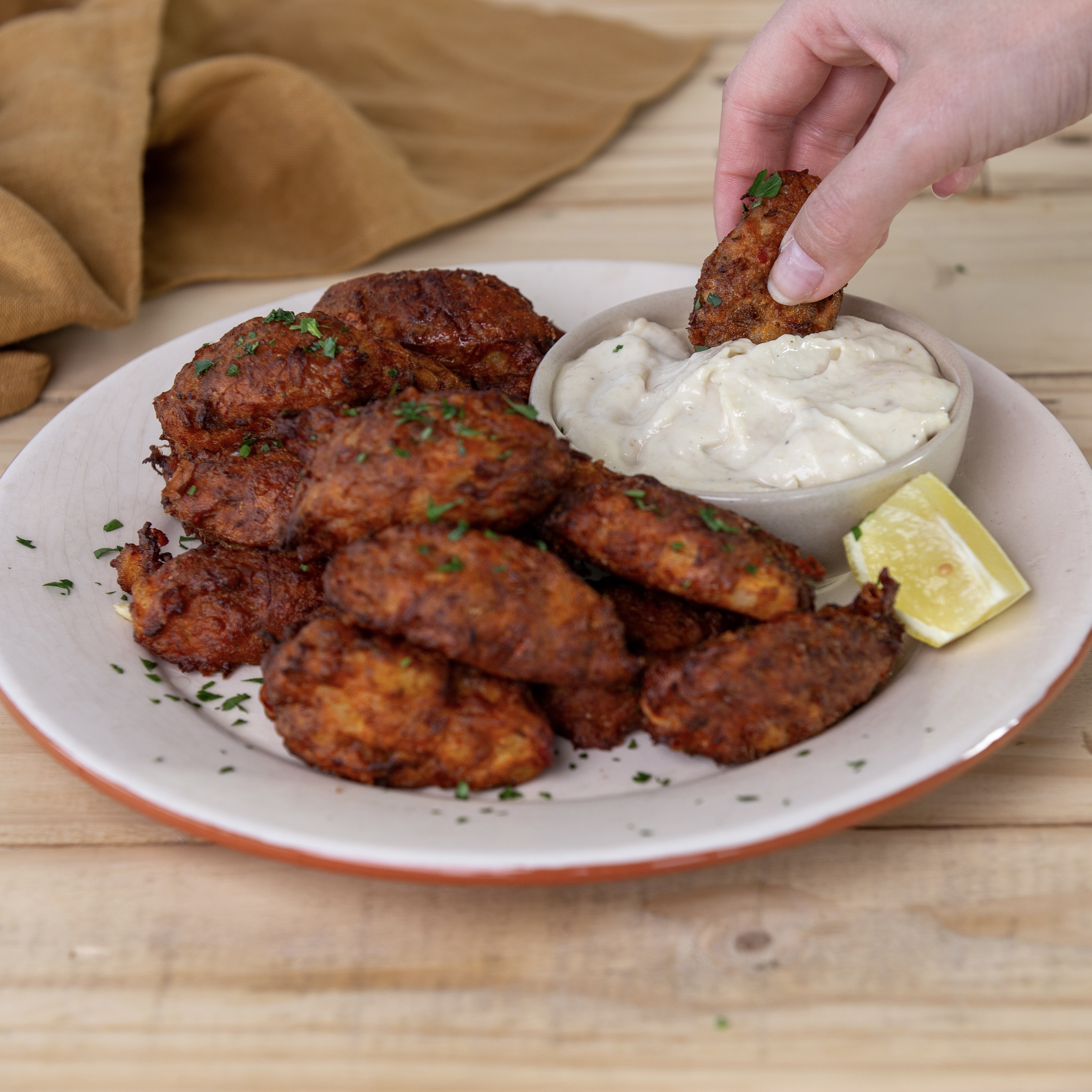 Harissa Pork Cheek Croquetas