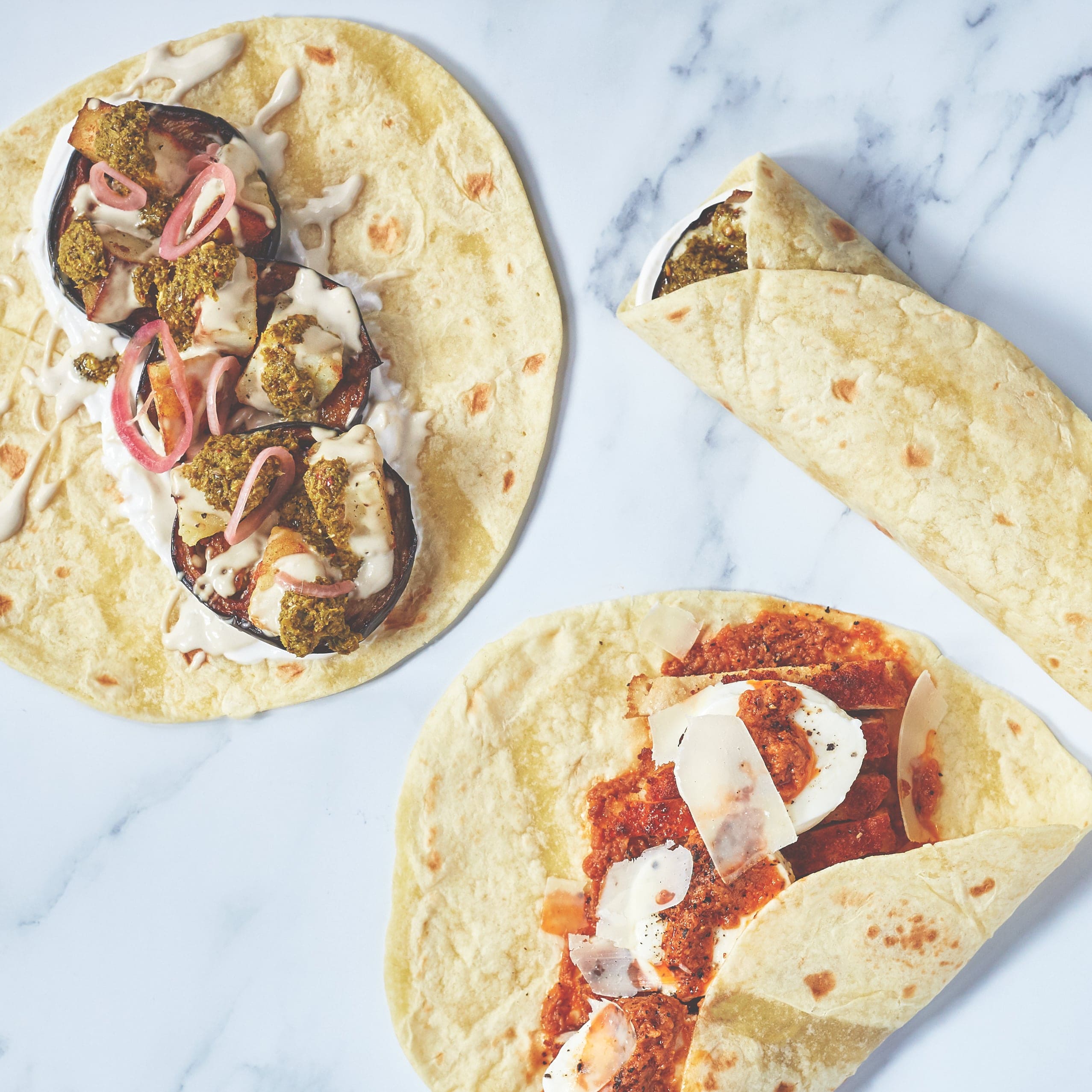 Piadina Wraps Two Ways