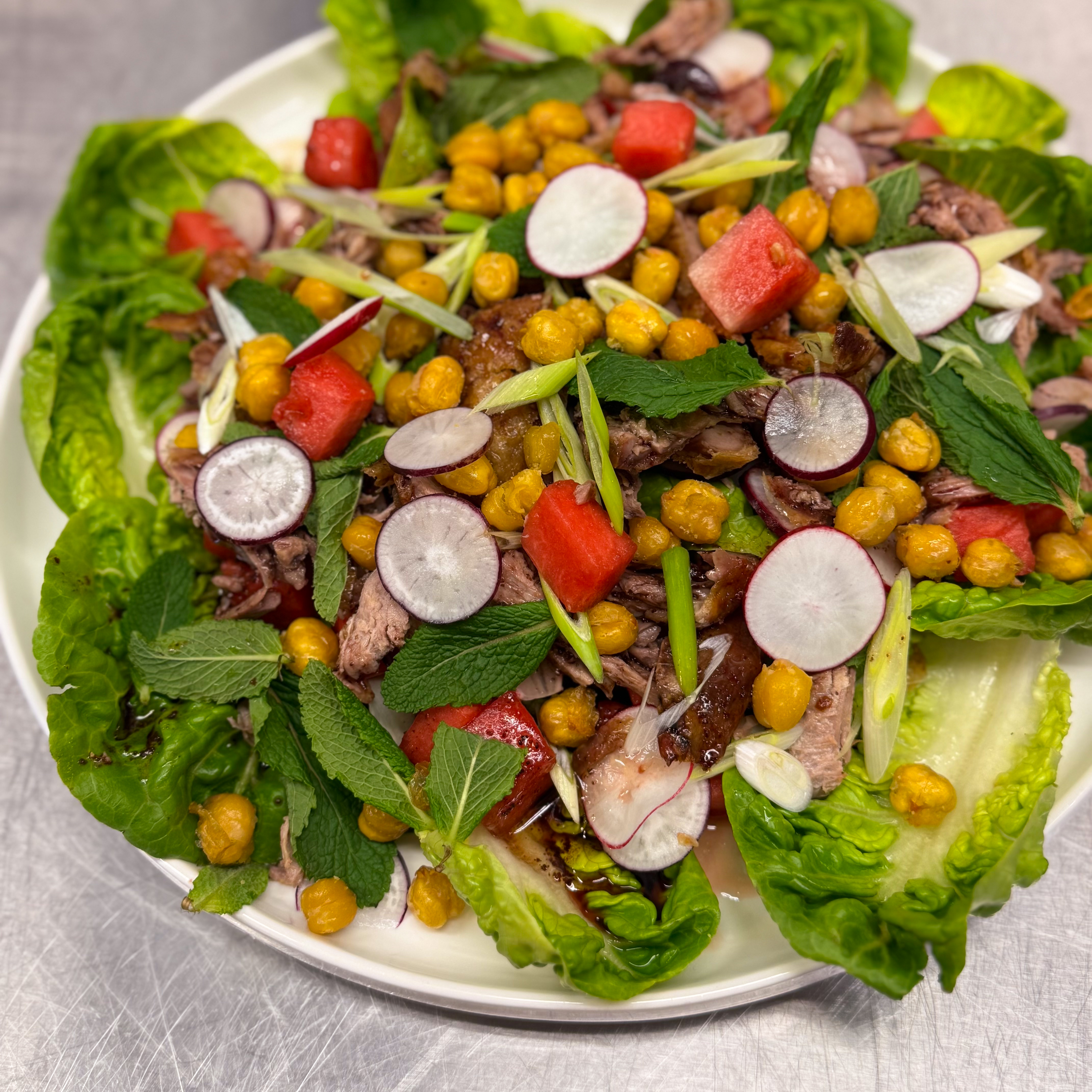 Duck and Watermelon Salad