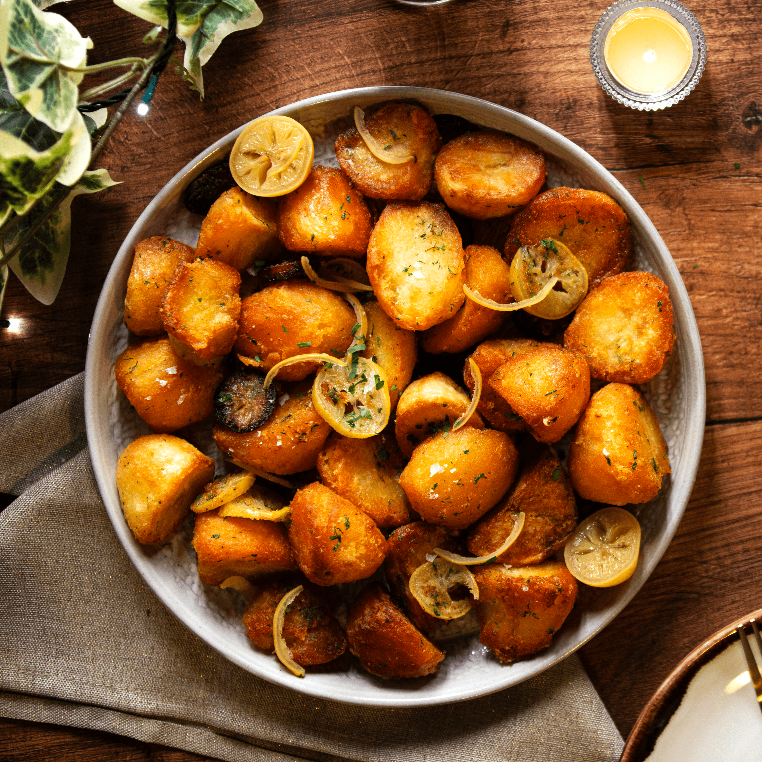 Roast Potatoes & Beldi Preserved Lemon