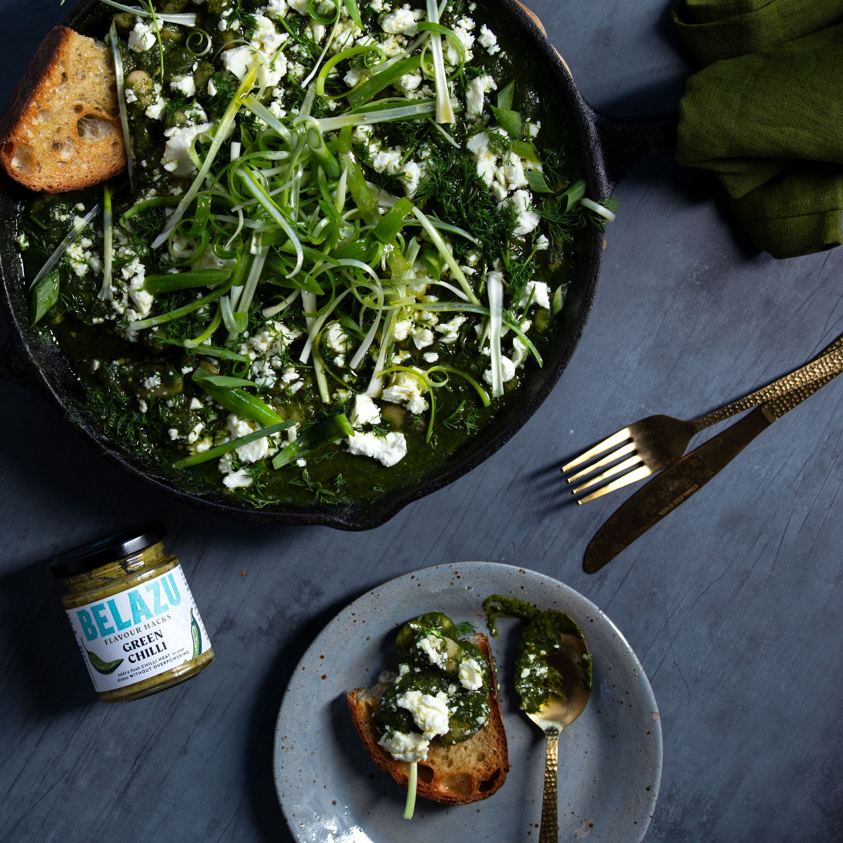 Green Chilli and Cavolo Nero Butterbeans