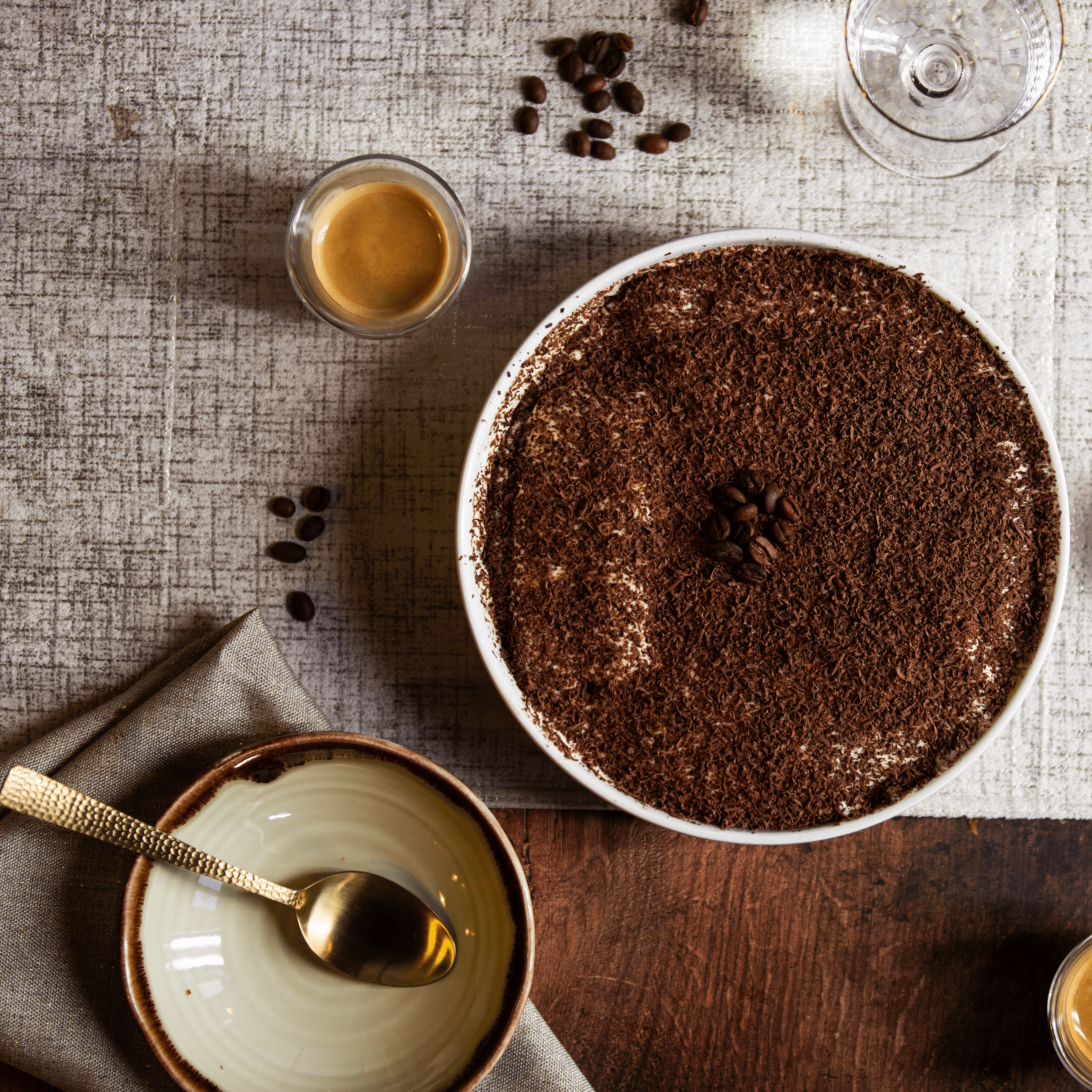 Pomegranate Molasses and Tahini Tiramisu
