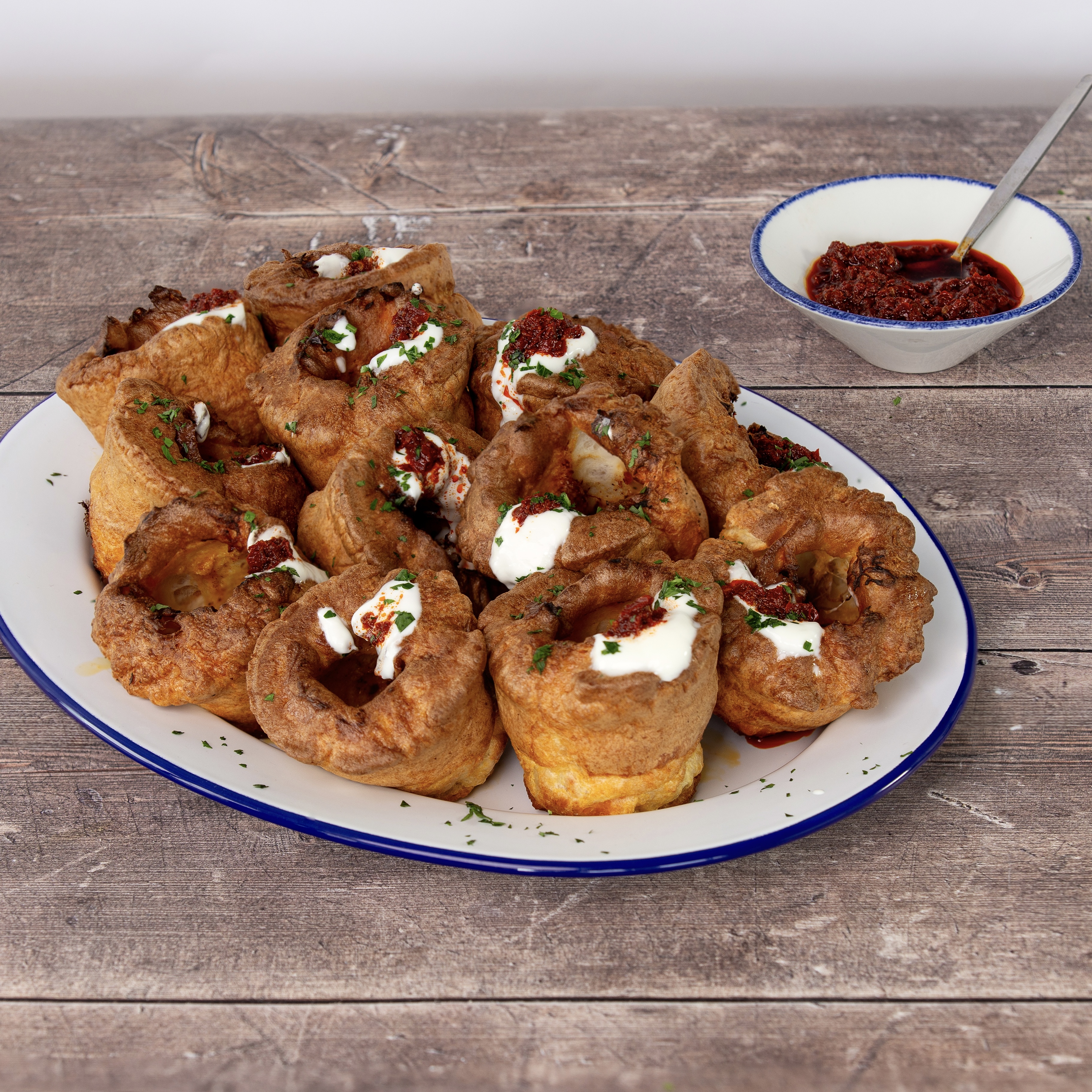 Harissa Pork Cheeks Yorkshire Puddings