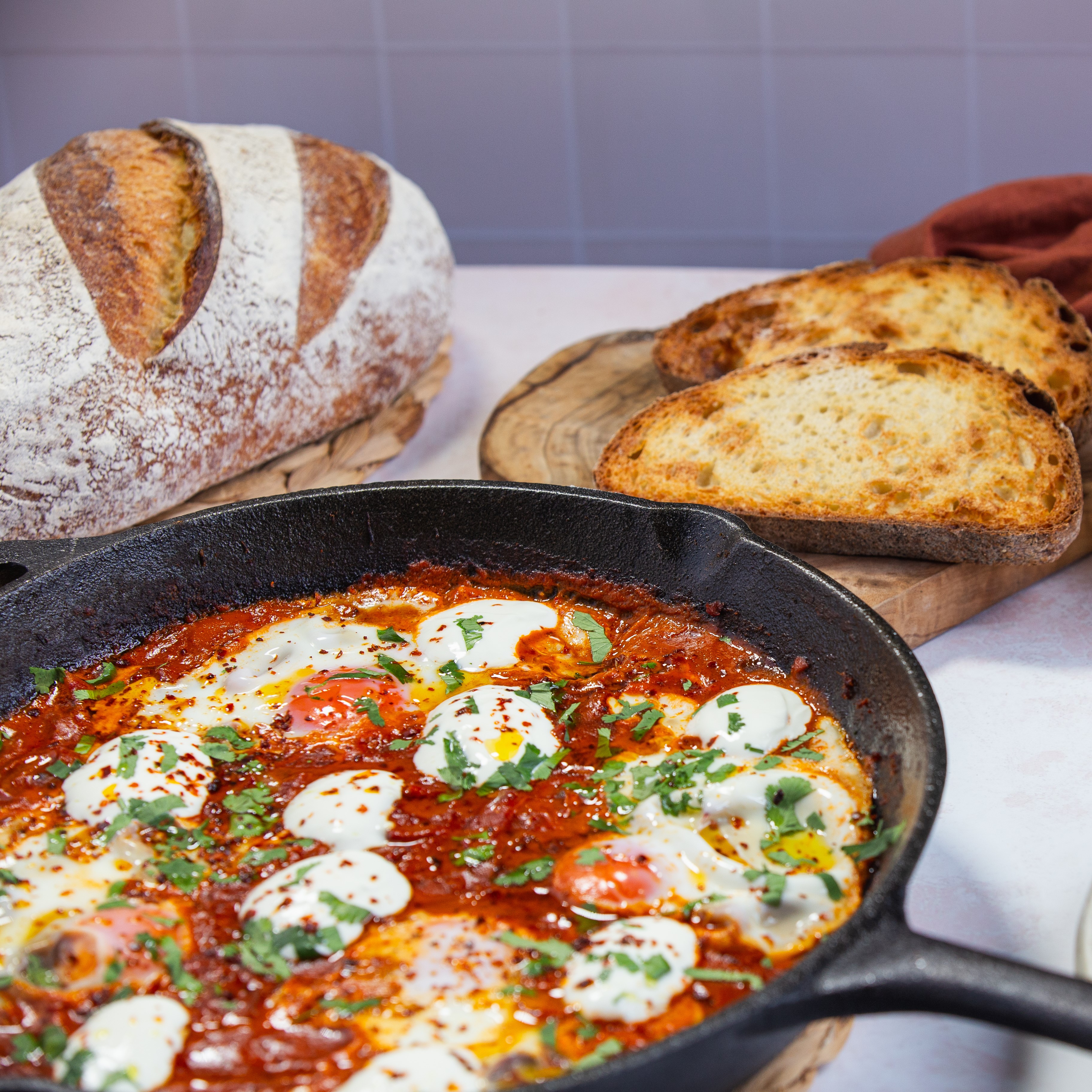 Classic Shashuka with Rose Harissa