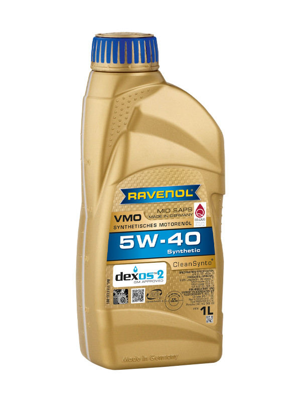 1 Liter Bottle of RAVENOL VMO 5W-40 Synthetic Motor Oil from Germany