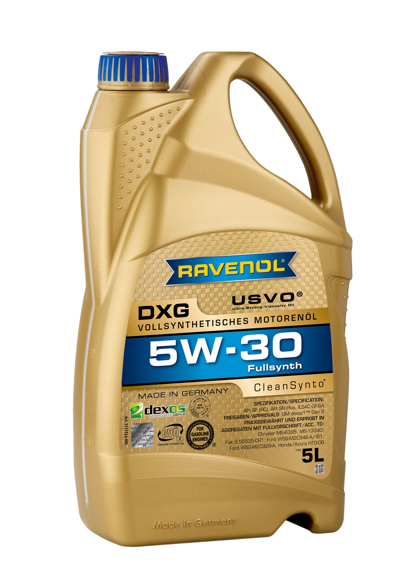 5W-30 Motor Oil - RAVENOL DXG - RAVENOL AMERICA LLC