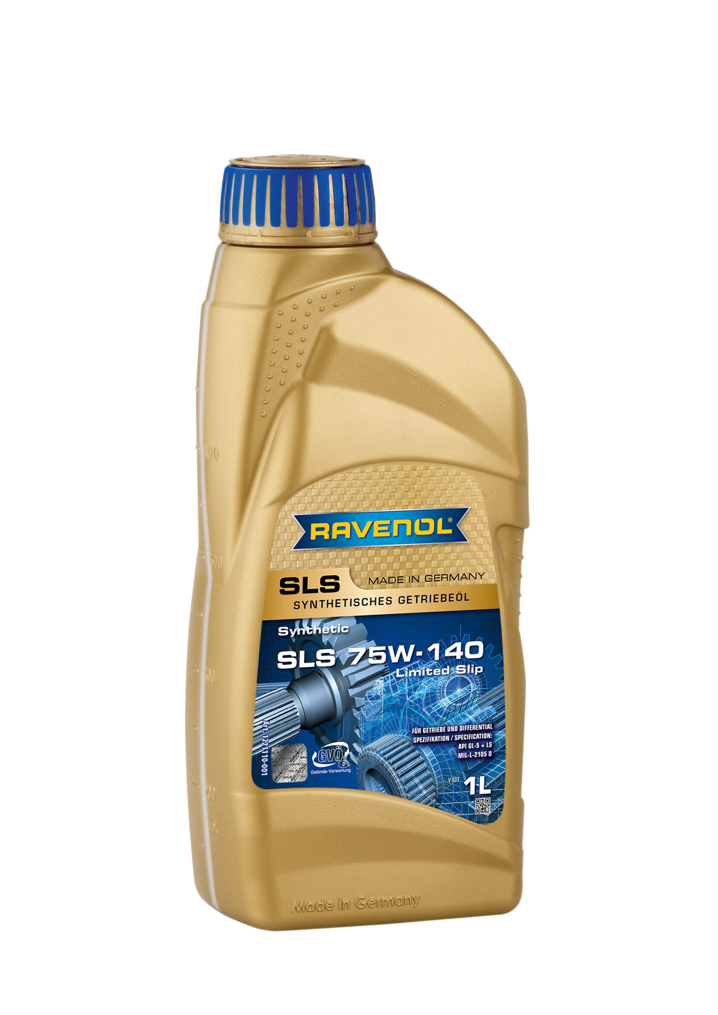 RAVENOL SLS 75W-140 GL-5 Limited Slip Gear Oil for Differentials