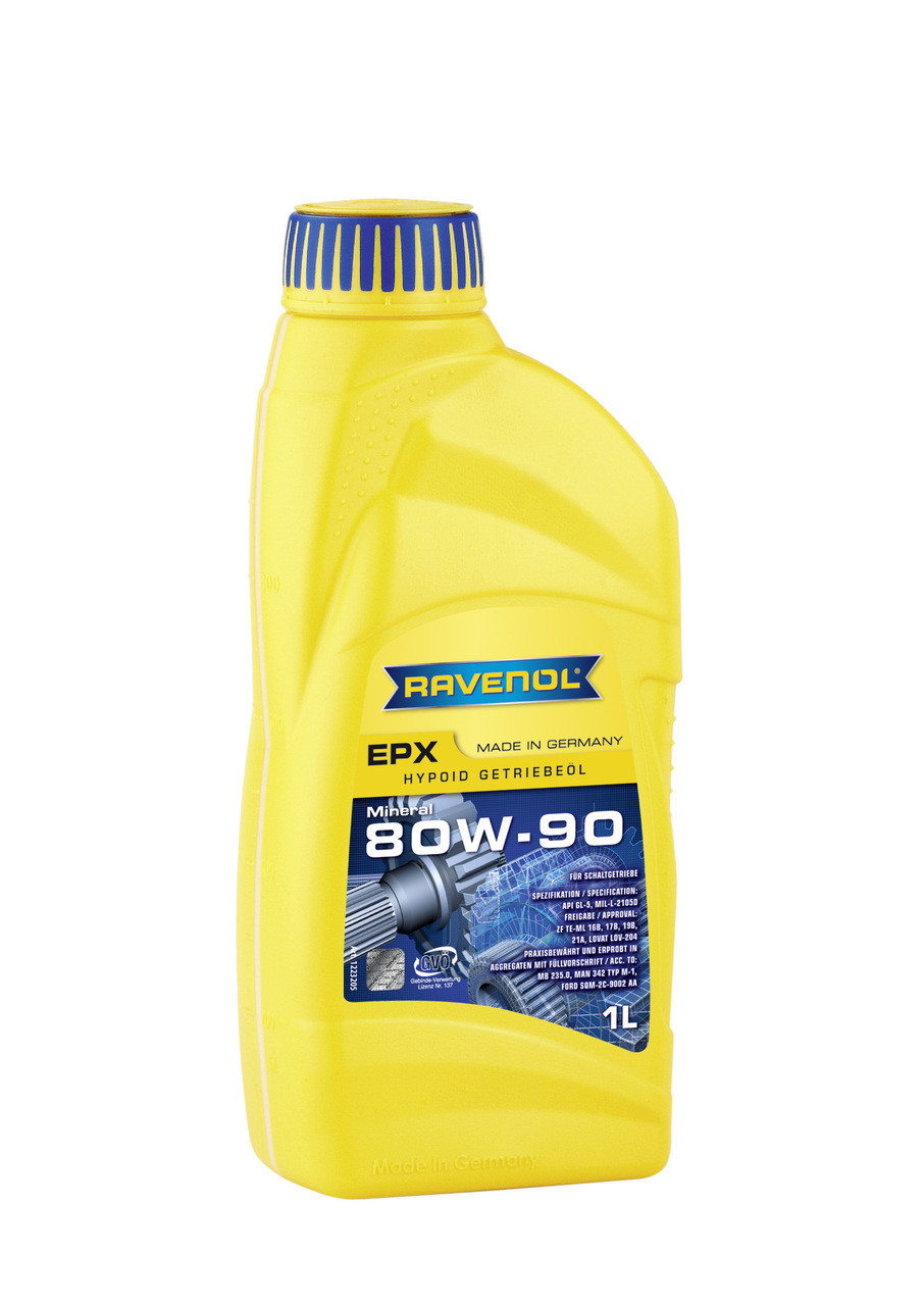 Gear Oil - 80W-90 GL-5 - RAVENOL EPX - Blauparts LLC