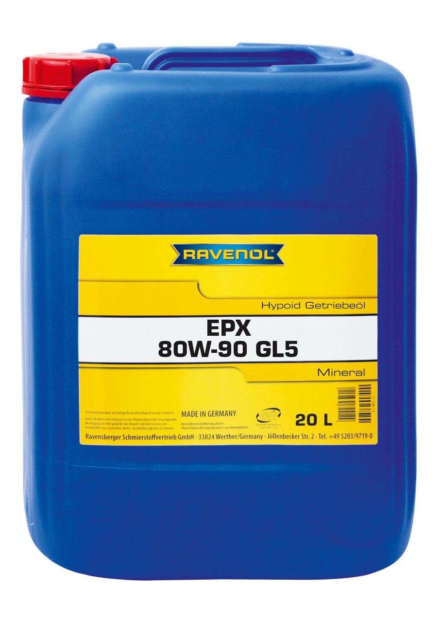 Gear Oil - 80W-90 GL-5 - RAVENOL EPX - Blauparts LLC