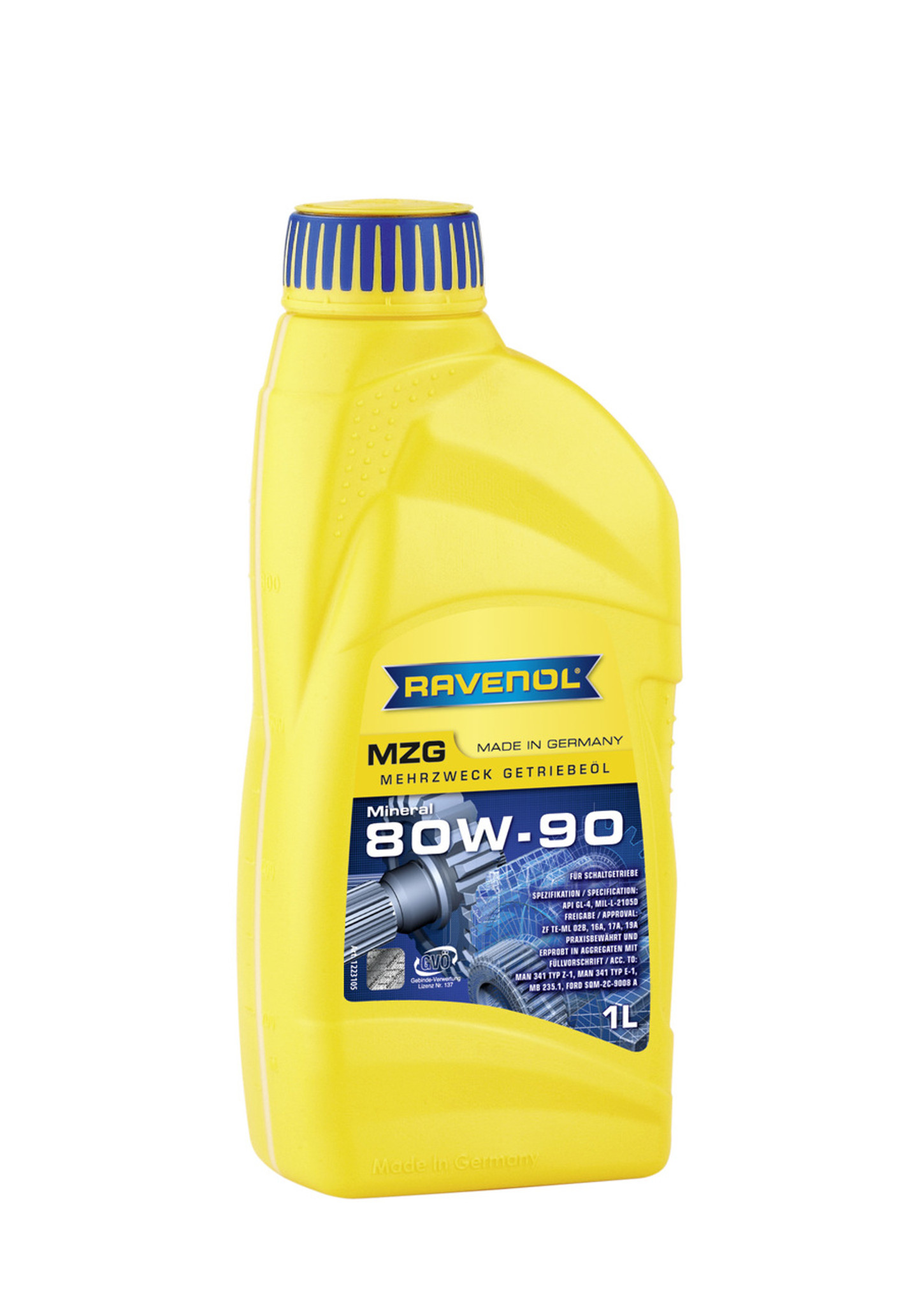 Gear Oil - 80W-90 GL-4 - RAVENOL Multipurpose Gear Oil MZG 