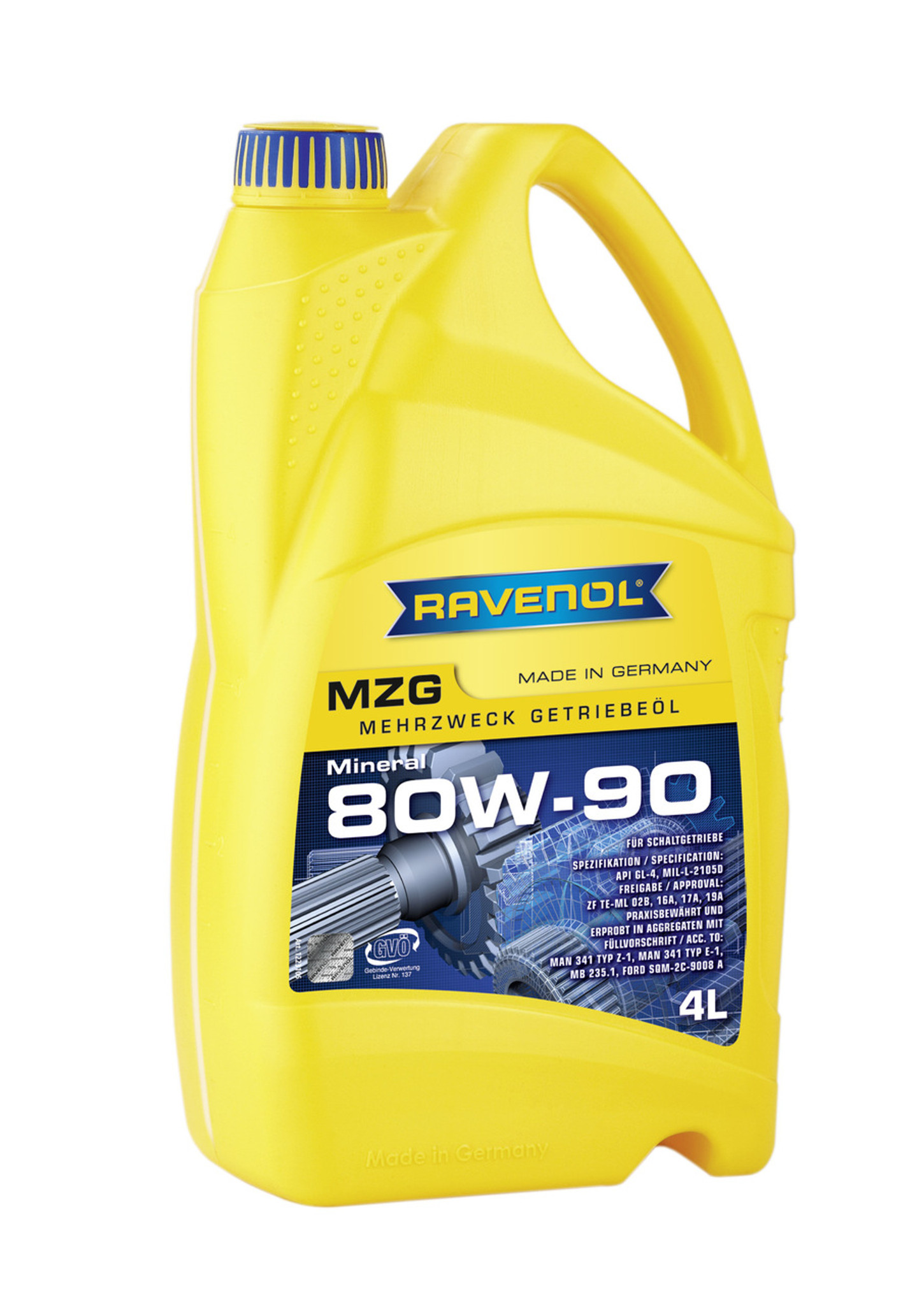 Gear Oil - 80W-90 GL-4 - RAVENOL Multipurpose Gear Oil MZG 