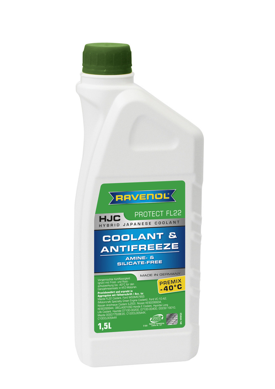 Coolant, Antifreeze - RAVENOL HJC - FL22 Premix - Blauparts LLC