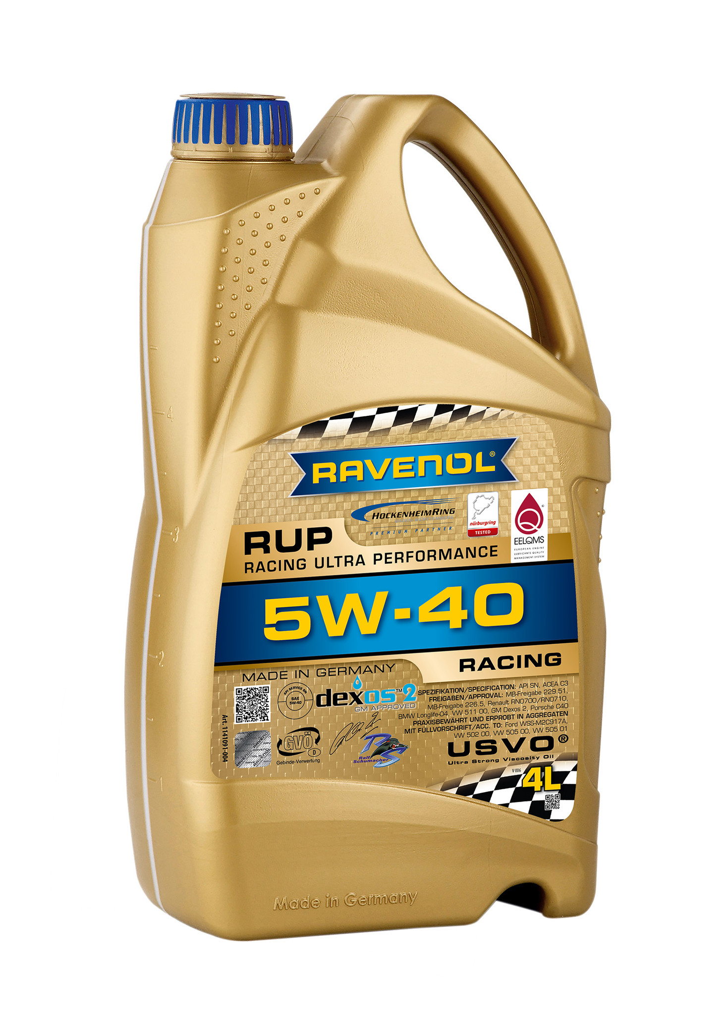 RAVENOL VMO SAE 5W-40 SYNTHETIC Gasoline and Diesel Oil 4 Liters