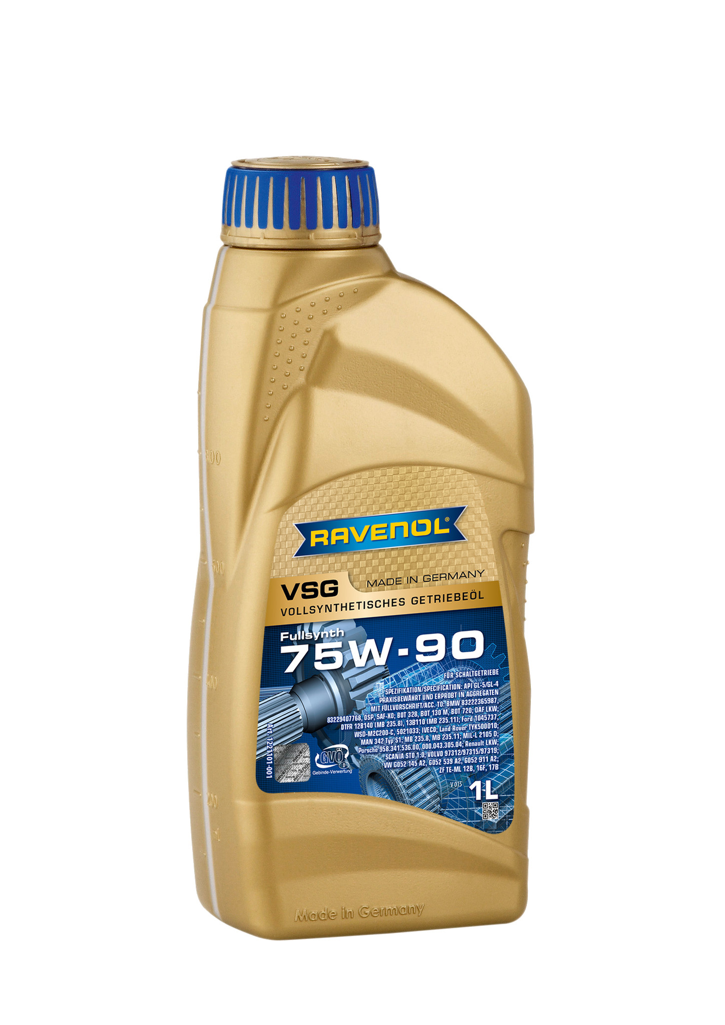 75W90 GL-5 ACEITE PARA ENGRANAJES - 12/1 CUARTO