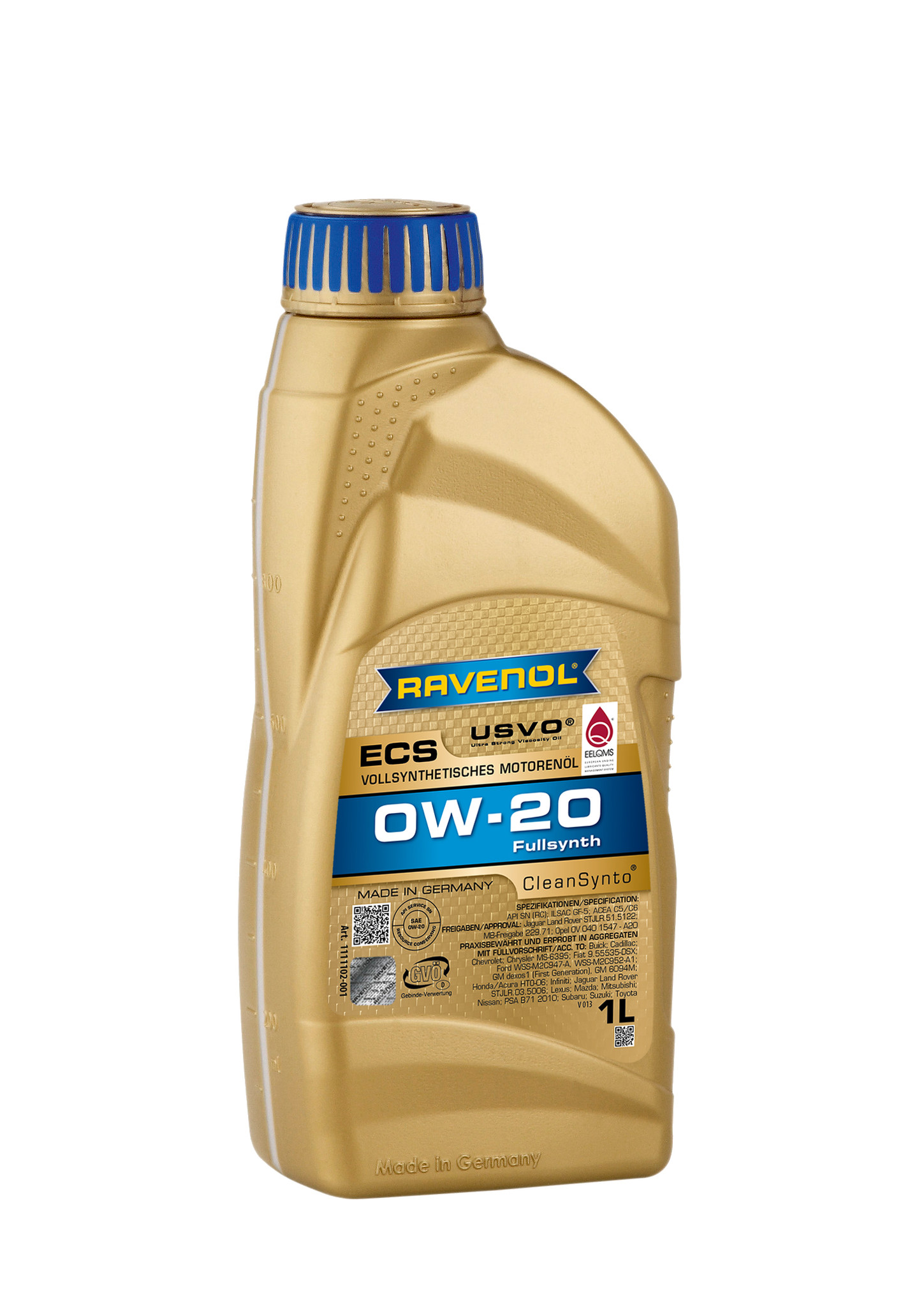 RAVENOL ECS 0W20 Motor Oil - Fully Synthetic USVO