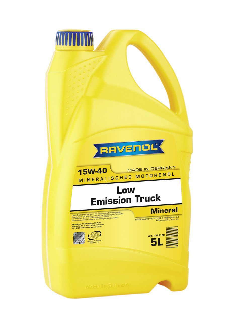 RAVENOL EURO IV Truck Motoröl SAE 10W-40 – Synthetisches Leichtlauföl Für LKW & Busse