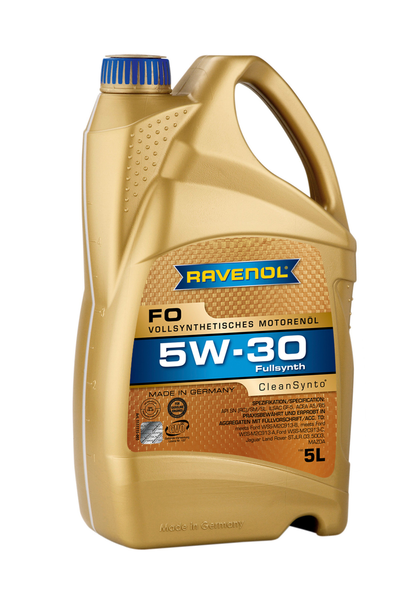 Aceite Ravenol 5W30 Full sintético 1 Lt DXG