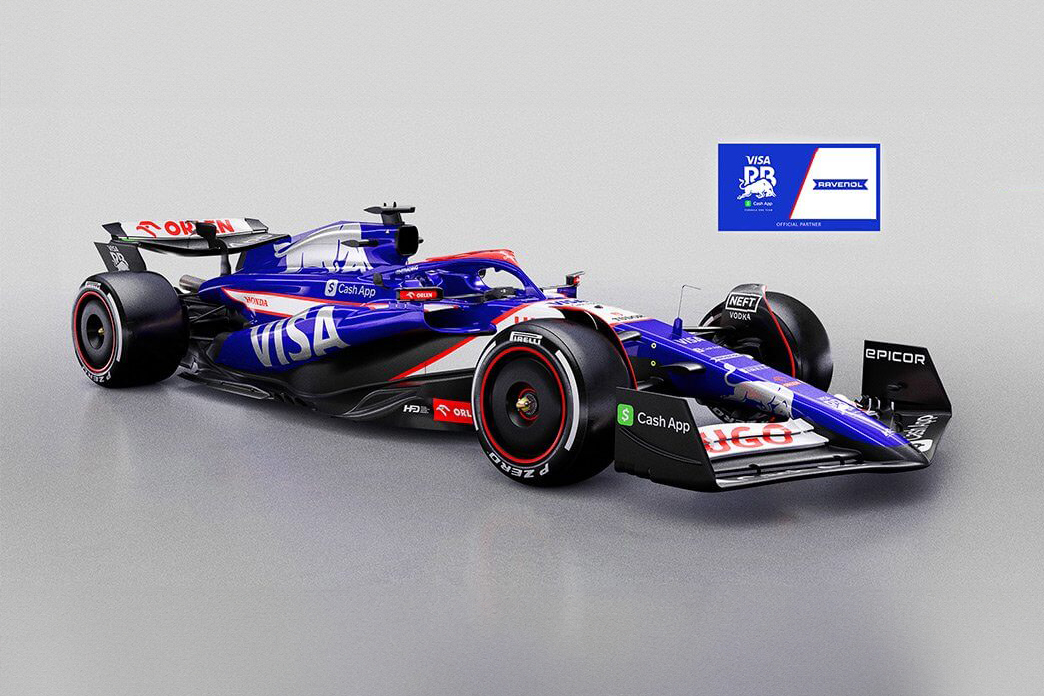 The Brand-New Visa Cash App RB F1 Team Car for the 2024 Formula 1