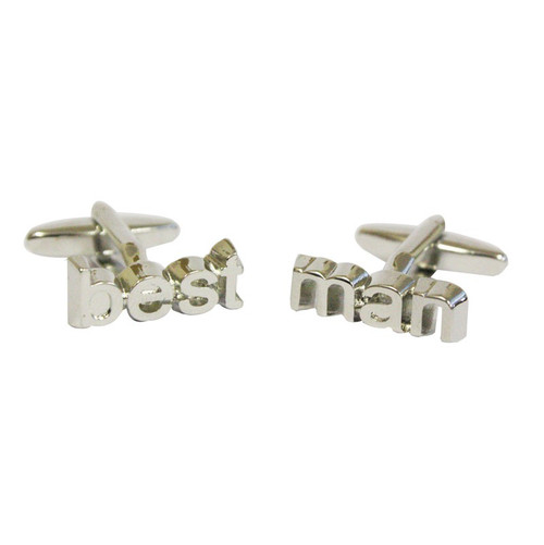 Best Man Cut Out Cufflinks