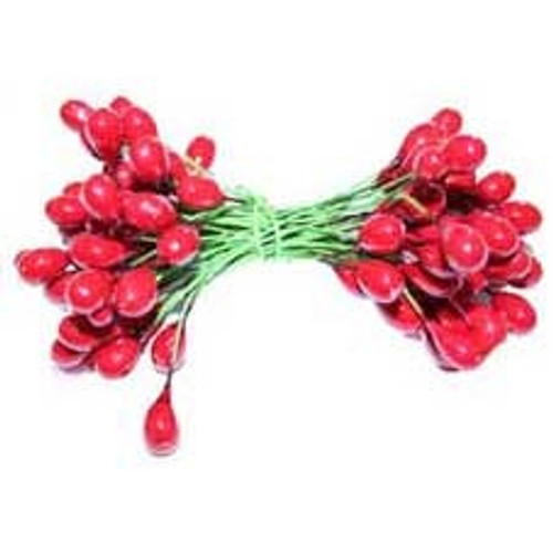 Double Ended Red Berries (x50) Double Ended Red Berries (x50)