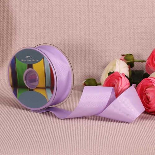 Lilac Grosgrain Ribbon (38mm x 20m) Lilac Grosgrain Ribbon (38mm x 20m)