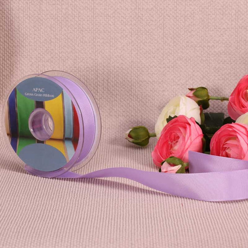 Lilac Grosgrain Ribbon (25mm x 20m) Lilac Grosgrain Ribbon (25mm x 20m)