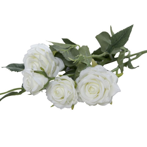 Camelot Garden Rose Spray Bridal Ivory 