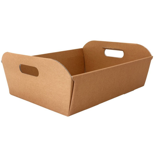 Natural Kraft Hamper Box 44cm Natural Kraft Hamper Box 44cm
