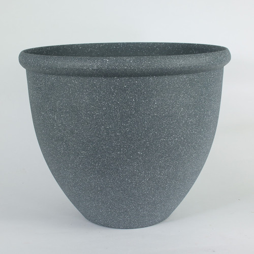 16 Inch Plastic Stone Effect Planter 
