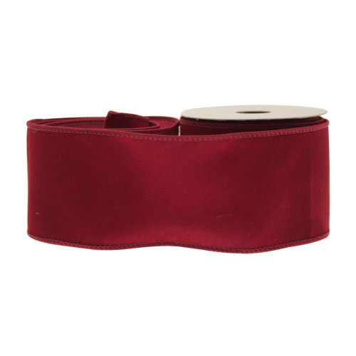 Burgundy Velvet Ribbon 63mm Burgundy Velvet Ribbon 63mm