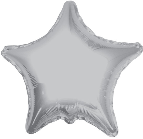 Silver Star Balloon 22inch Silver Star Balloon 22inch