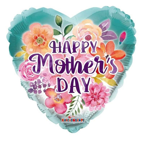 Happy Mothers Day Heart Balloon (18 inch) Happy Mothers Day Heart Balloon (18 inch)