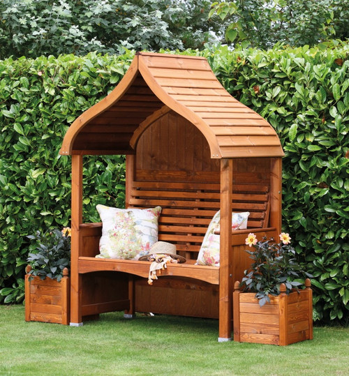 AFK Beech Stained Orchard Arbour
