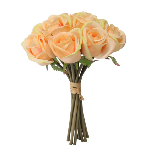 Peach Blenheim Bridal Bouquet (12 heads)