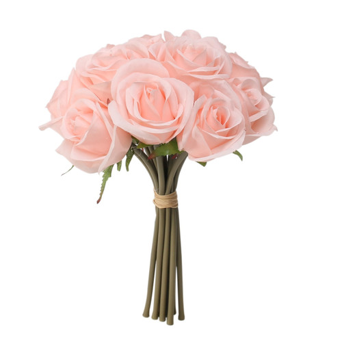 Pink Blenheim Bridal Bouquet (12 heads)