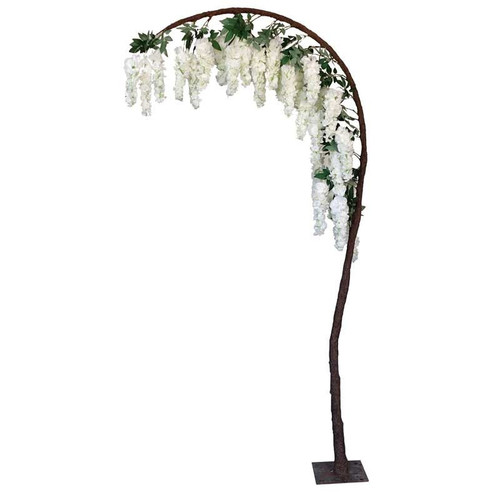 Cream Wisteria Half Arch (2.3m)