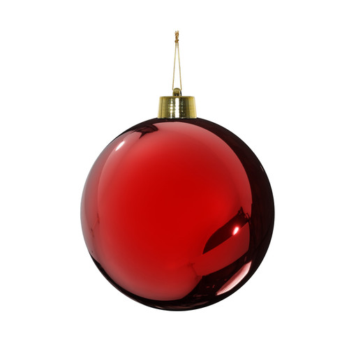 Red Shiny Shatterproof Bauble (x1) (20cm) Red Shiny Shatterproof Bauble (x1) (20cm)