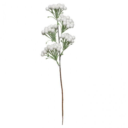 Frosted White Berry Spray Frosted White Berry Spray