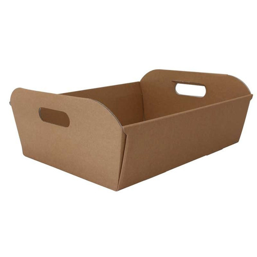 Natural Kraft Hamper Box Medium 38.5cm Natural Kraft Hamper Box Medium 38.5cm