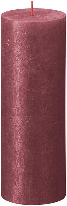 Red Bolsius Rustic Shimmer Metallic Candle (190 x 68mm) Red Bolsius Rustic Shimmer Metallic Candle (190 x 68mm)