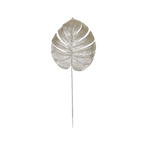 Champagne Glitter Monstera Leaf (Medium) Champagne Glitter Monstera Leaf (Medium)
