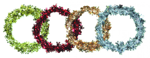 Snowflake Foil Garland (Assorted) Snowflake Foil Garland (Assorted)