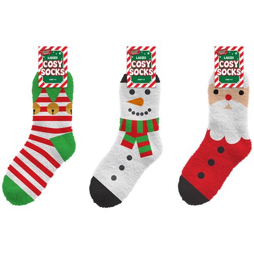 Ladies Cosy Christmas Socks Ladies Cosy Christmas Socks