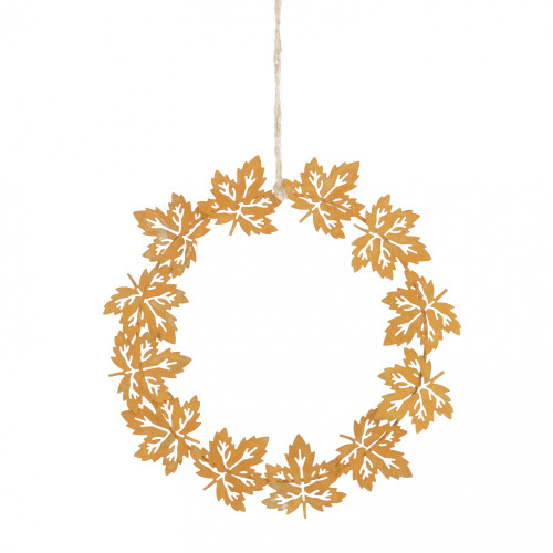 Rustic Iron Leaf Wreath (20cm) Rustic Iron Leaf Wreath (20cm)