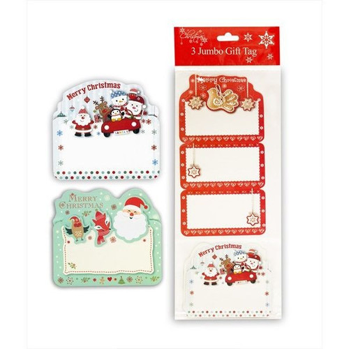 3 Large Christmas Gift Tags 3 Large Christmas Gift Tags