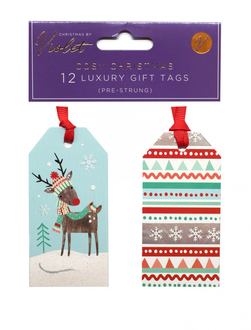 12 Pack Tags Cosy Christmas 12 Pack Tags Cosy Christmas