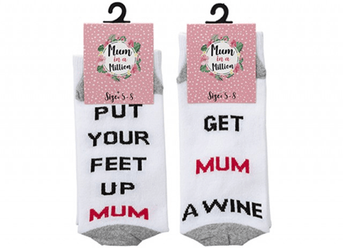 Pair of Mum Socks (Assorted Designs) Pair of Mum Socks (Assorted Designs)