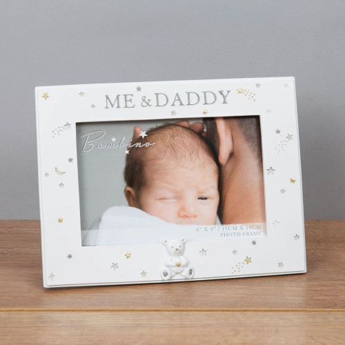 Bambino Resin Daddy & Me Photo Frame (6 x4) Bambino Resin Daddy & Me Photo Frame (6 x4)