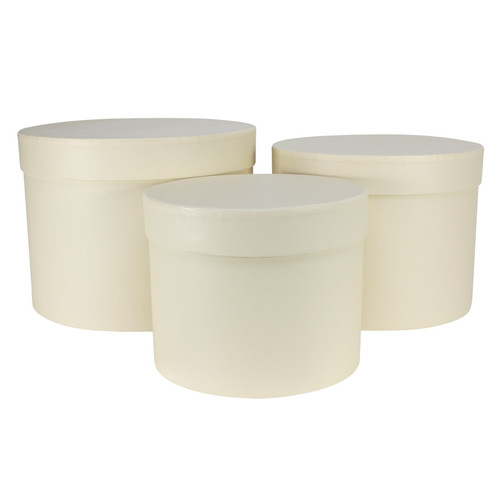 Cream Hat Box (Set of 3) Cream Hat Box (Set of 3)