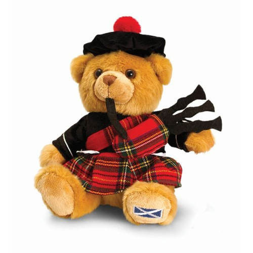 Keel Toys Plüschtier – „Pipp Der Bär“ Als Schottischer Piper, 14 Cm Kuschelweich